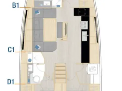 Hanse Hanse 460 jednotlivci a charterové společnosti v Kaštela