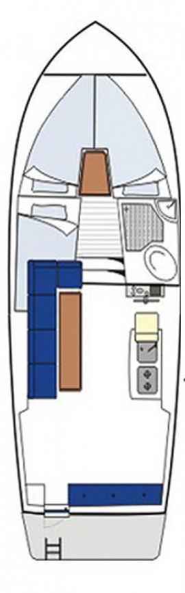 Motorová loď k pronájmu v Zadar za nejlepší cenu