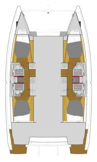 Pronájem lodi Fountaine Pajot Astrea 42 v Sukošan na Samboatu