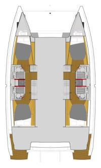 Pronájem lodi Fountaine Pajot Astrea 42 v Sukošan na Samboatu