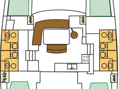 Pronájem Katamarán Lagoon s licencí