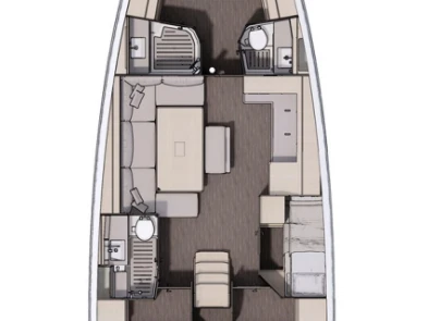 Pronájem Plachetnice v Fethiye -Dufour Dufour 470