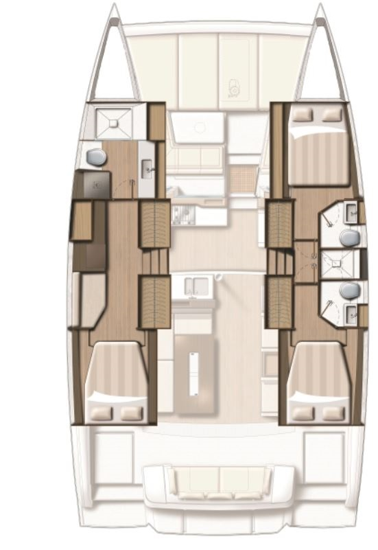 Pronájem Katamarán Bali s licencí