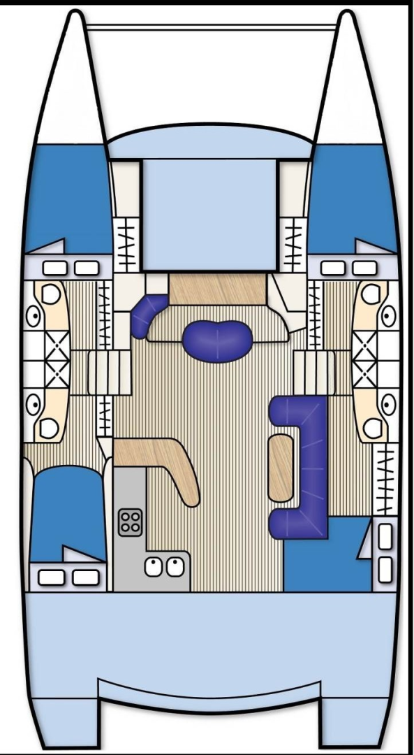 Pronájem lodi Fountaine Pajot Cumberland 46 v Airlie Beach na Samboatu