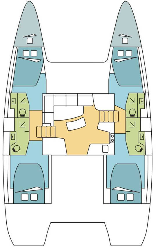 Pronájem lodi Lagoon Lagoon 42 v Le Marin na Samboatu