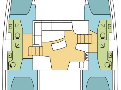 Pronájem Katamarán Lagoon s licencí