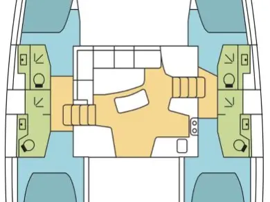 Pronájem Katamarán Lagoon s licencí