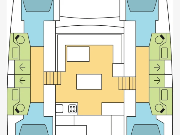 Pronájem Katamarán v Airlie Beach -Lagoon Lagoon 50