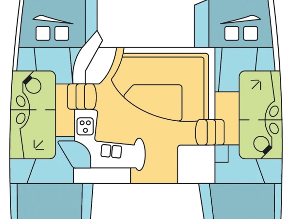 Pronájem Katamarán Fountaine Pajot s licencí