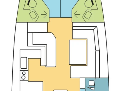 Bénéteau Oceanis 51.1 jednotlivci a charterové společnosti v Donji Seget