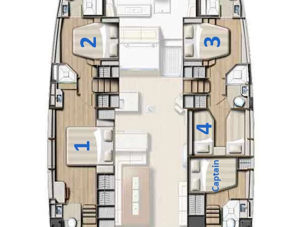 Pronajmout si Bali Bali 5.4 v Salerno