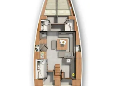 Hanse Hanse 455 jednotlivci a charterové společnosti v Donji Seget