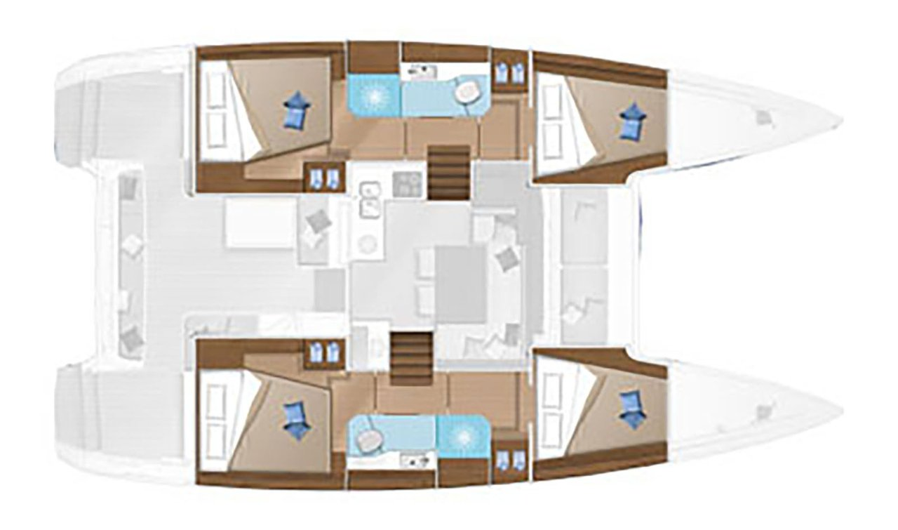 Pronajmout si Lagoon Lagoon 40 v Bormes-les-Mimosas