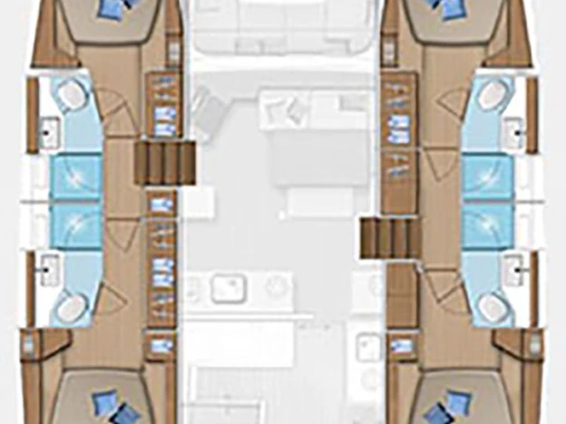 Pronájem Katamarán v Alimos -Lagoon Lagoon 46