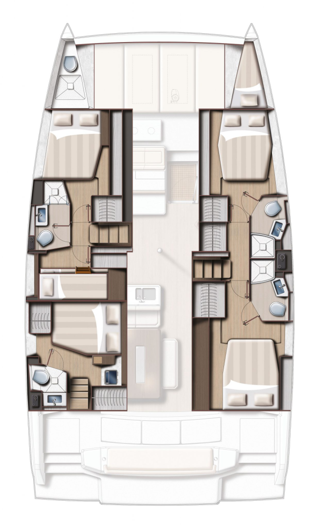 Pronájem Katamarán v Belize City -Bali Bali 4.6
