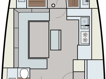 Pronájem Plachetnice v Frenchtown -Dufour Dufour 470
