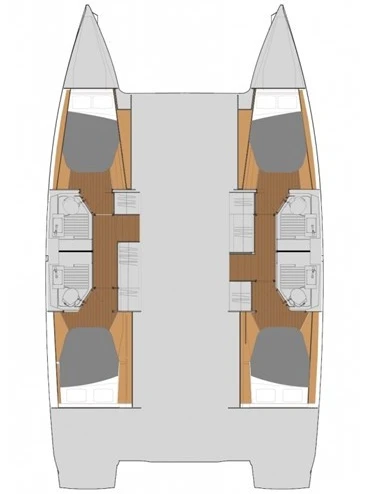 Fountaine Pajot Astrea 42 jednotlivci a charterové společnosti v Frenchtown