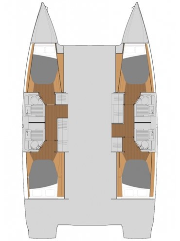 Fountaine Pajot Astrea 42 jednotlivci a charterové společnosti v Frenchtown