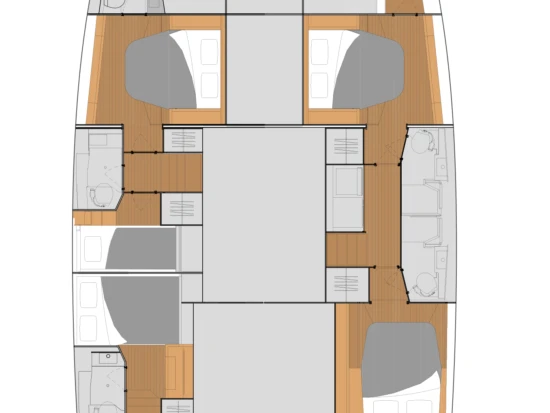 Fountaine Pajot Tanna 47 jednotlivci a charterové společnosti v Frenchtown