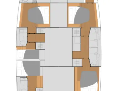 Fountaine Pajot Tanna 47 jednotlivci a charterové společnosti v Frenchtown