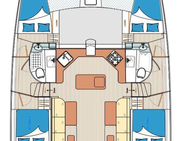 Pronájem jachty v Mai Khao -Island Spirit Yachts Island Spirit 410 na Samboatu