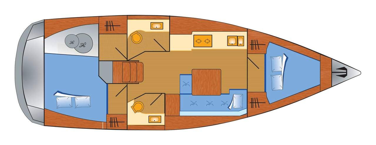 Pronájem Plachetnice Dufour s licencí