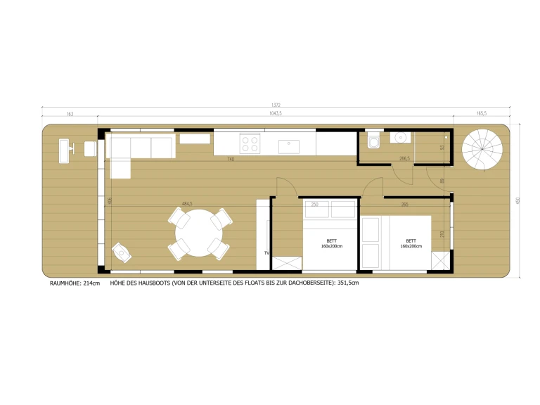 Pronájem Říční loď v Fürstenberg/Havel -WOMA Woma D13