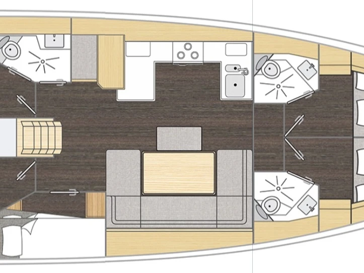 Pronájem Plachetnice v Fethiye -Bavaria Bavaria C46
