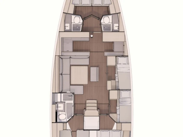 Pronajmout si Dufour Dufour 530 v Donji Seget