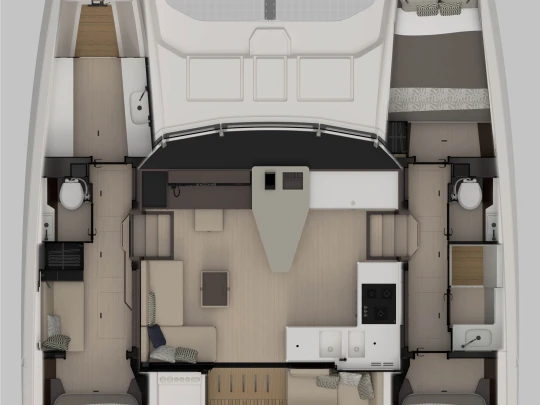 Pronájem Katamarán v Road Town -Nautitech Nautitech 44