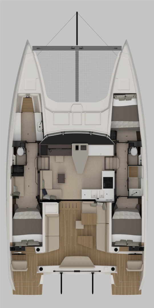 Pronájem Katamarán v Road Town -Nautitech Nautitech 44