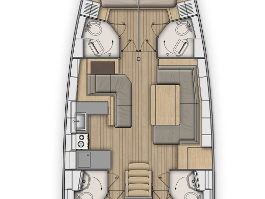 Pronájem jachty v Road Town -Bénéteau Oceanis 51.1 na Samboatu