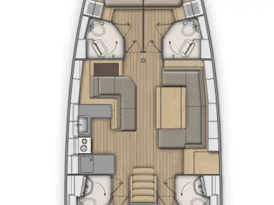Pronájem jachty v Road Town -Bénéteau Oceanis 51.1 na Samboatu