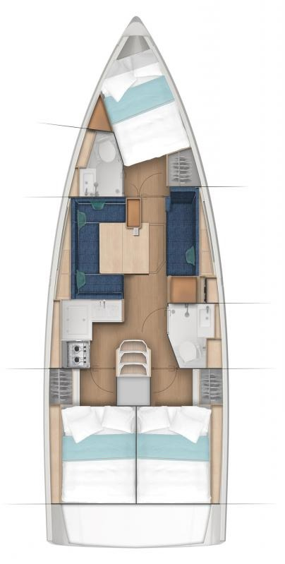 Pronájem lodi Jeanneau Sun Odyssey 380 v Road Town na Samboatu