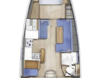 Pronájem Plachetnice Jeanneau s licencí