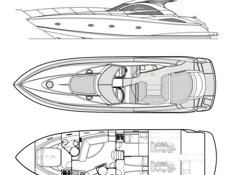 Pronájem Jachta Sunseeker s licencí