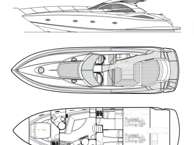 Pronájem Jachta Sunseeker s licencí