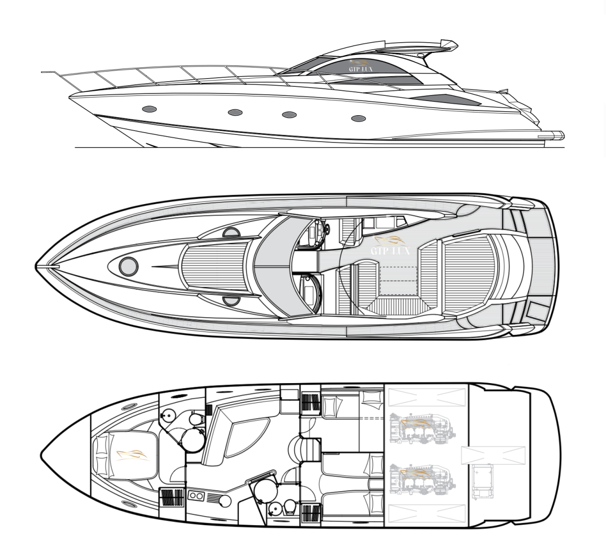 Pronájem Jachta v Torrevieja -Sunseeker Portofino 53
