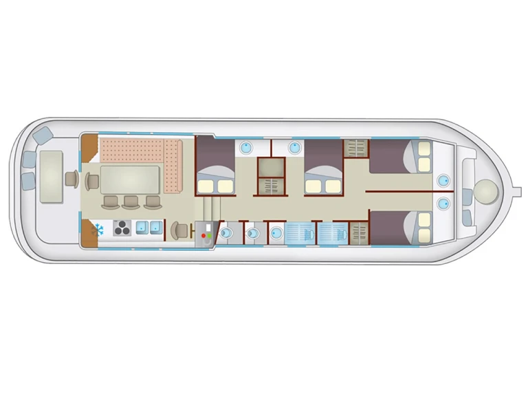 Pronájem lodi Montesquieu-Lauragais lákavé ceny Pénichette 1500 R