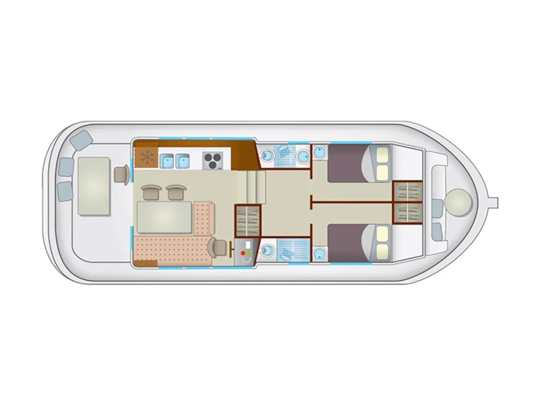 Říční loď k pronájmu v Argens-Minervois za nejlepší cenu