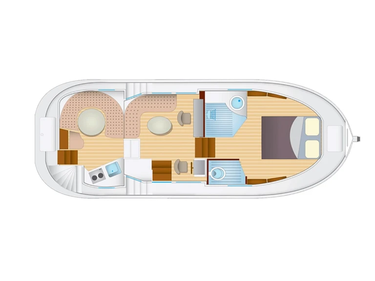 Pronajmout si Pénichette Pénichette 1022 FB v Argens-Minervois