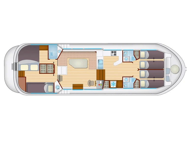 Říční loď k pronájmu v Saintes za nejlepší cenu