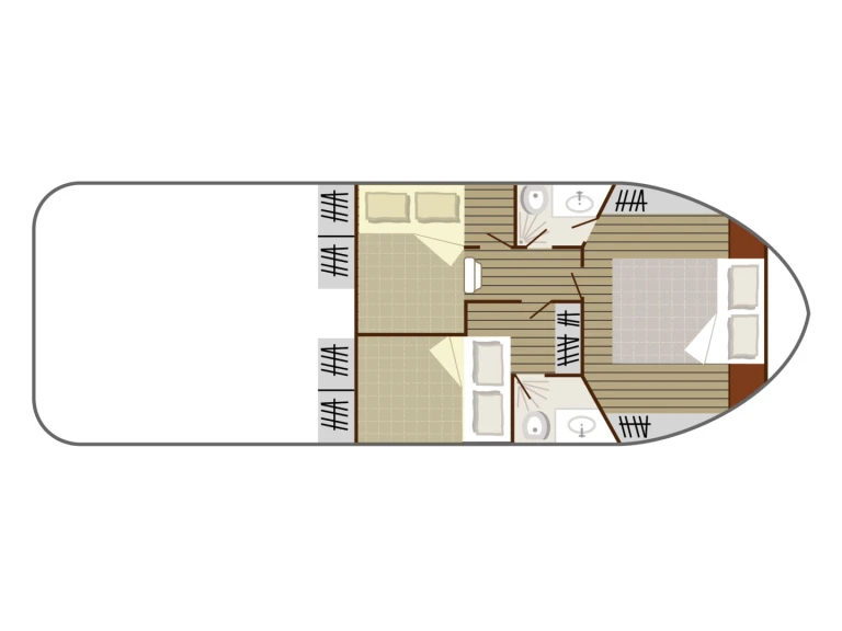 Pronájem jachty v Dole -Nicols Yacht Nicols Sedan 1000 na Samboatu