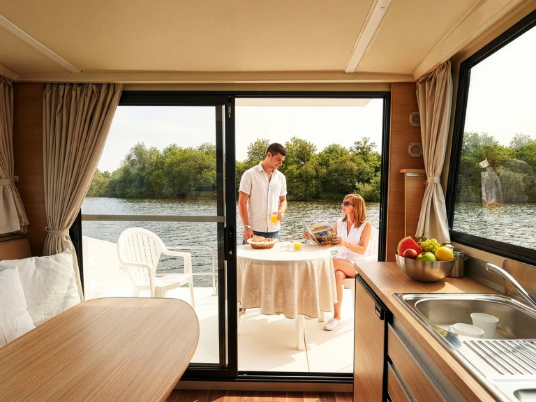 Pronájem jachty v Dole -Nicols Yacht Nicols Sedan Primo na Samboatu