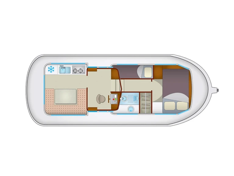 Pronajmout Říční loď se skipperem či ne Pénichette v Saint-Léger-sur-Dheune