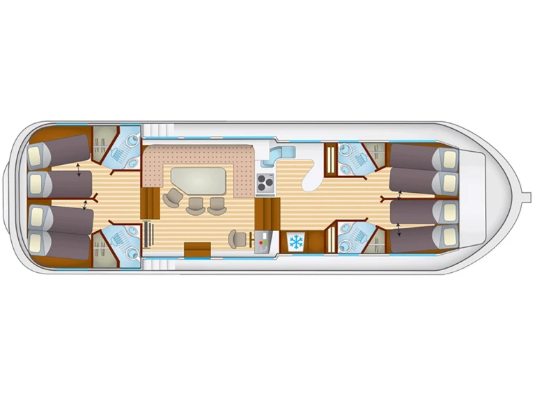Říční loď k pronájmu v Argens-Minervois za nejlepší cenu