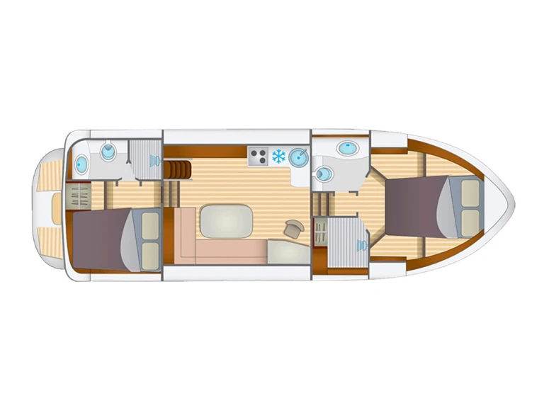 Pronájem Motorová loď v Dompierre-sur-Besbre -Linssen Linssen 34.9 GS