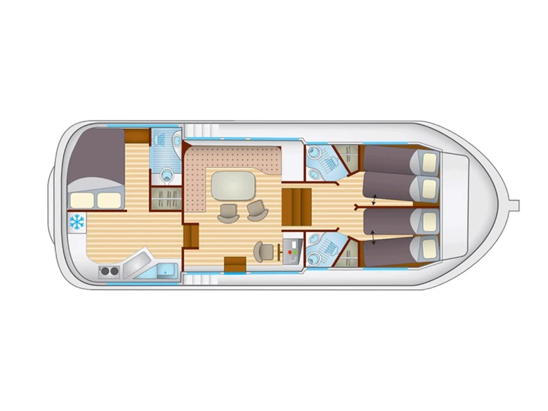 Pronájem lodi Pénichette Pénichette 1180 FB v Lattes na Samboatu