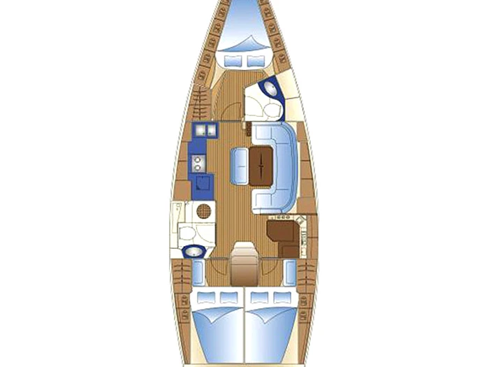 Pronájem Plachetnice Bavaria s licencí