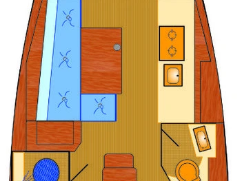 Pronájem Plachetnice Bénéteau s licencí